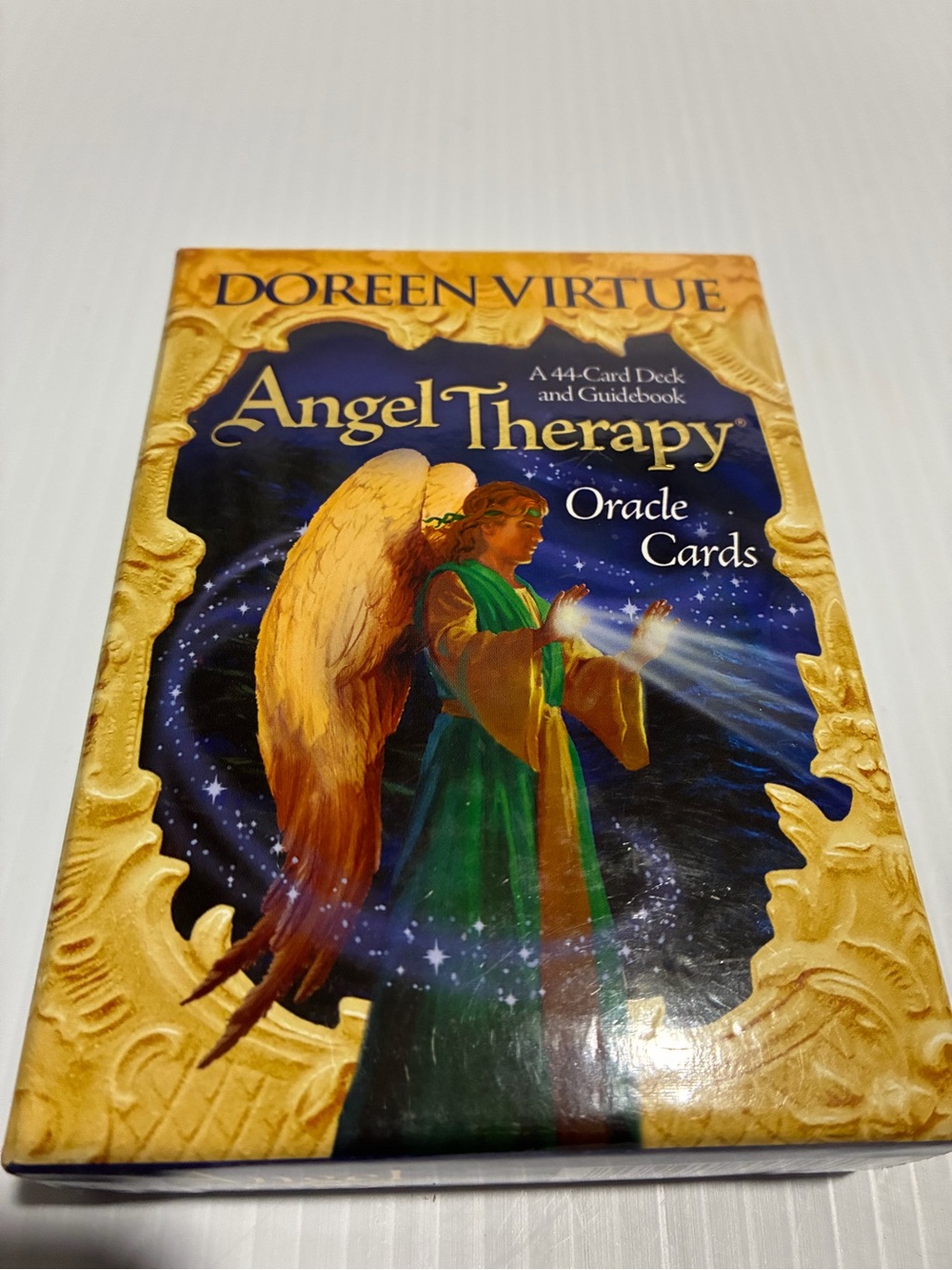 Doreen Virtue Angel Therapy Oracle Cards - Blue & Gold